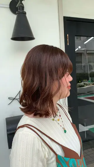 ミディアム 照井 耀のヘアスタイル