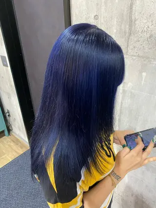 セミロング わたぬき りるのヘアスタイル