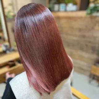 セミロング カラー Loma ミレイのヘアスタイル