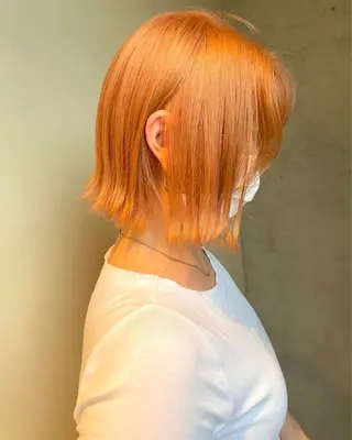 ミディアム カラー ひかり HAZELのヘアスタイル