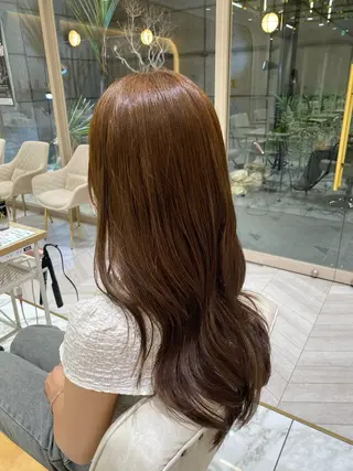 ロング カラー hina☺︎ 髪質改善/ストレートのヘアスタイル
