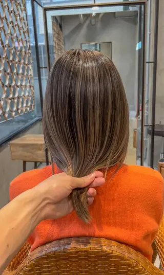 ミディアム カラー 海外デザイン🇺🇸 石渡諒太のヘアスタイル