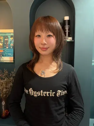 ミディアム 🌻暖色カラー🌻 sakuraのヘアスタイル