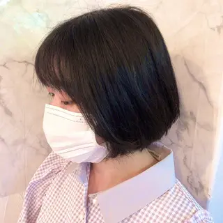 ショート 髪質改善&ストレート ✂︎鈴木青樹のヘアスタイル