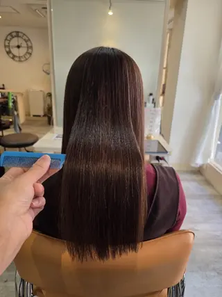 ロング 龍 悠紀のヘアスタイル