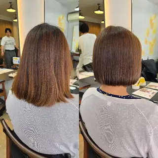 ミディアム 野村 果音(カノン)のヘアスタイル