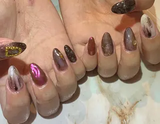 ネイル Lino+ ネイル&よもぎ蒸しのネイルデザイン