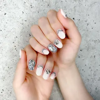 セミロング カラー パーマ ヘアアレンジ メンズ キッズ ネイル マツエク・マツパ Salon Ｋのネイルデザイン