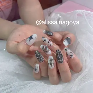 ネイル Jr.ネイリスト🤍 【Alissa】新栄のネイルデザイン