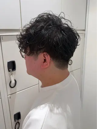 パーマ メンズ 艶髪/ヘッドスパ/ メンズカット/りちかのヘアスタイル