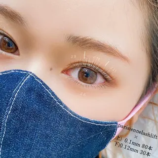 マツエク・マツパ waka eyelashのマツエク・マツパデザイン