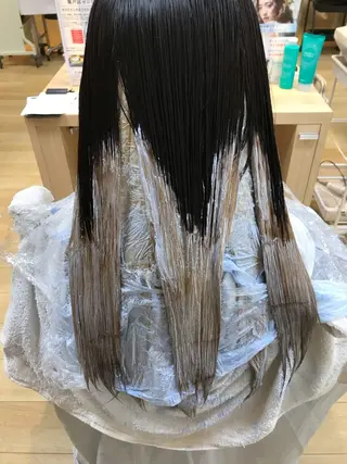 セミロング 大山 晃介のヘアスタイル