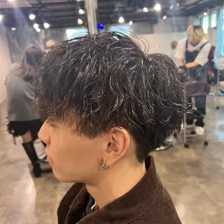 ショート カラー パーマ ヘアアレンジ メンズ キッズ 🔷横浜1のパーマ 職人🔷将太郎のヘアスタイル