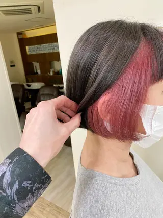 カラー SALOWIN栄 高須大貴のヘアスタイル