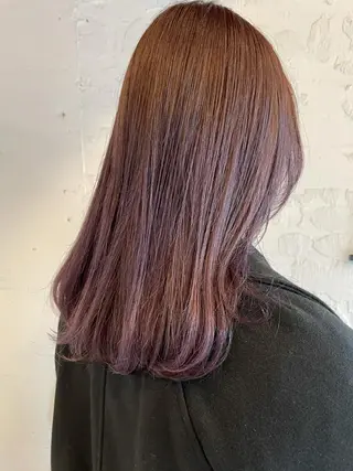 セミロング カラー hazuki 🌝のヘアスタイル