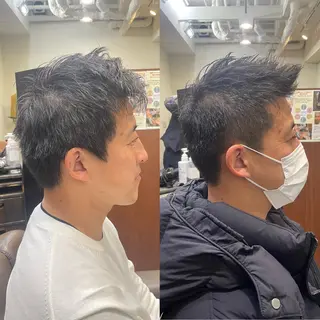 ショート メンズ 💈トレサンパ 💈金山駅✂︎愛実のヘアスタイル