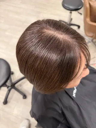 ショート カラー 白髪率別白髪ぼかし /なおき/表参道のヘアスタイル