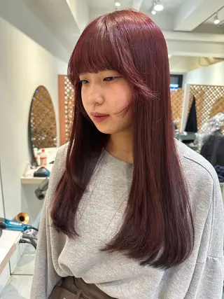 ロング AYAKA 下北沢suuのヘアスタイル