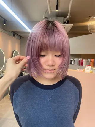 カラー 博多ブリーチ /Ririkaのヘアスタイル