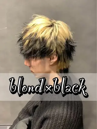 ショート カラー メンズ 藤原 日向のヘアスタイル