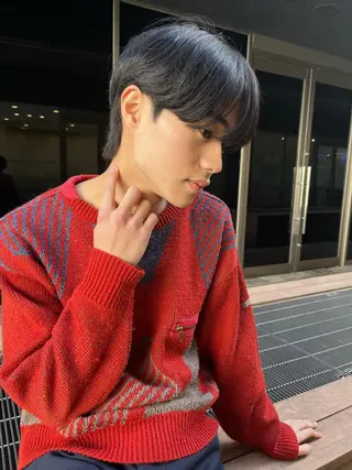 ショート メンズ🍃ナチュラル 韓国風ヘアRENのヘアスタイル