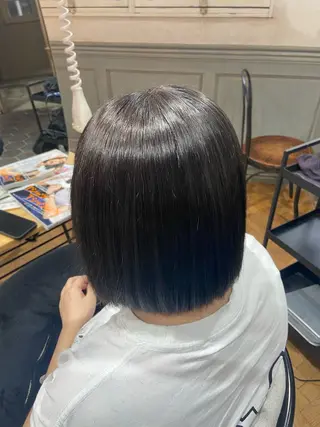 ミディアム 地毛風縮毛矯正 /ニュアンス/はるたのヘアスタイル