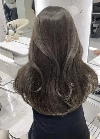 ロング カラー お顔まわりカット たなかちなみ🦤♡のヘアスタイル