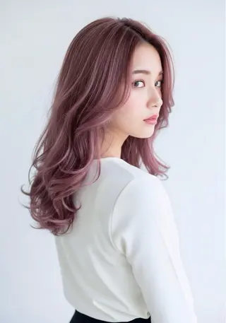 ロング 橋本 茉保のヘアスタイル