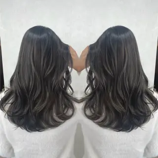 ロング カラー tocca 💜石田愛結💜のヘアスタイル