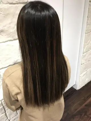 ロング 川合 勇気のヘアスタイル