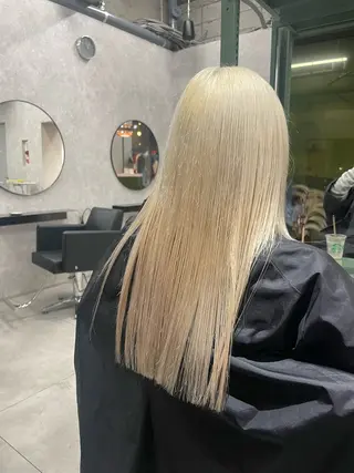 ロング カラー ハイトーン/メンズ/ デザイン/梅田/ミユのヘアスタイル