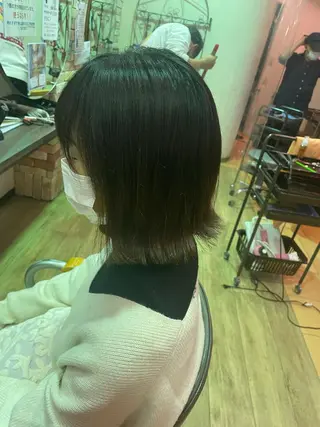 ミディアム hair make echo滿木あい花のヘアスタイル