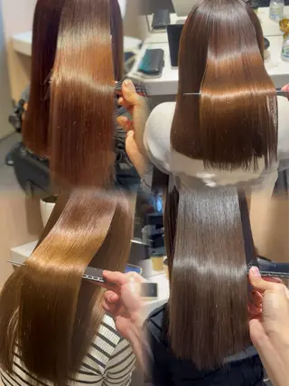 セミロング ✨髪質改善×レイヤー ボブカットきり✨のヘアスタイル