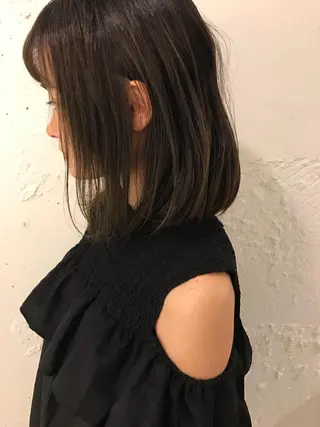 ミディアム 【体験】韓国 メイク&ヘア天神のヘアスタイル