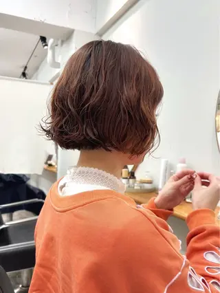 ミディアム パーマ ミカ🌟パーマ/ ニュアンスパーマのヘアスタイル