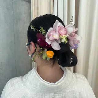 ロング ヘアアレンジ 🌷川崎/ボブ/ アレンジ/コトネ🌷のヘアスタイル