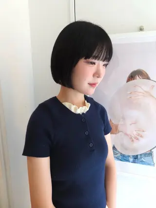 ショート rizu🤎/ ボブ /ブラウンカラーのヘアスタイル