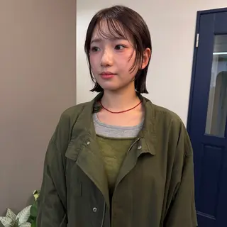 ショート カラー パーマ/透明感カラー 元町🌱takutoのヘアスタイル