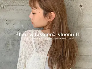 ロング 米川 沙妃のヘアスタイル