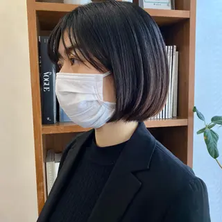 ショート 似合わせレイヤー/ ニュアンスパーマ高倉のヘアスタイル