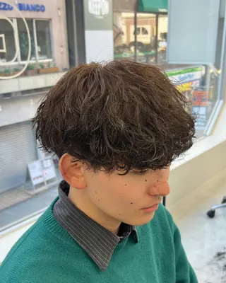 パーマ メンズ シャドウパーマ/ メンズ/KENTAのヘアスタイル