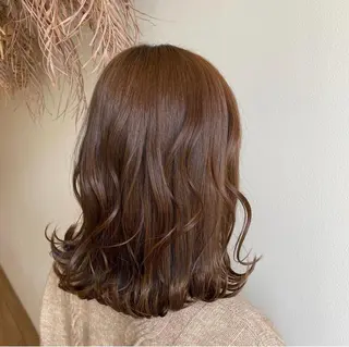 セミロング La・sol HAIRのヘアスタイル