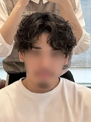 パーマ メンズ 【𝐀𝐬𝐡-池袋 】ひな💭🎀のヘアスタイル