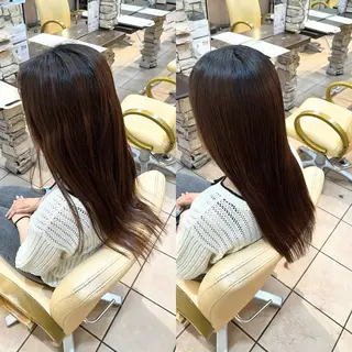 ロング 地毛風ストレート ⚡️下ノ村柊斗⚡️のヘアスタイル