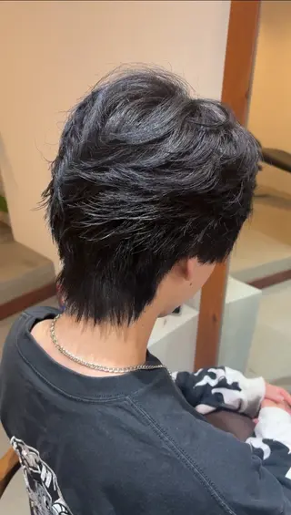 ショート メンズ 垢抜けメンズカット/ 毛流れパーマ/ユウトのヘアスタイル