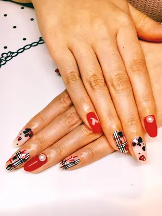 セミロング ネイル nailist cocoのネイルデザイン