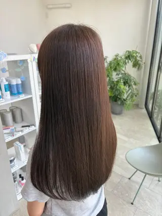 ロング カラー HASHI AYAKAのヘアスタイル