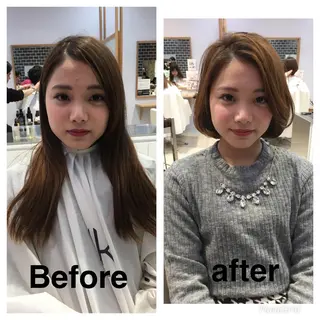 ショート 中村 美穂のヘアスタイル