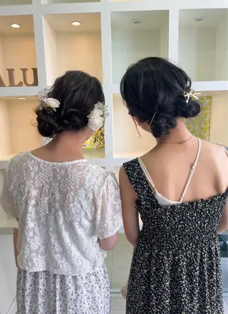 ヘアアレンジ マキノ キョウカのヘアスタイル