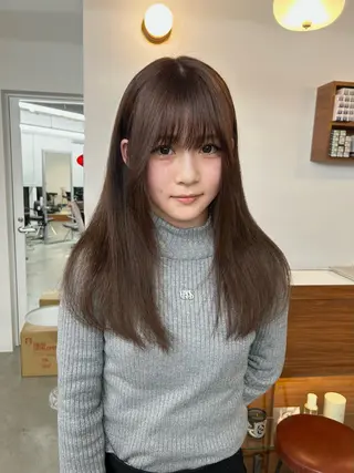 ロング カラー 大阪梅田/ イマムラミヅキのヘアスタイル